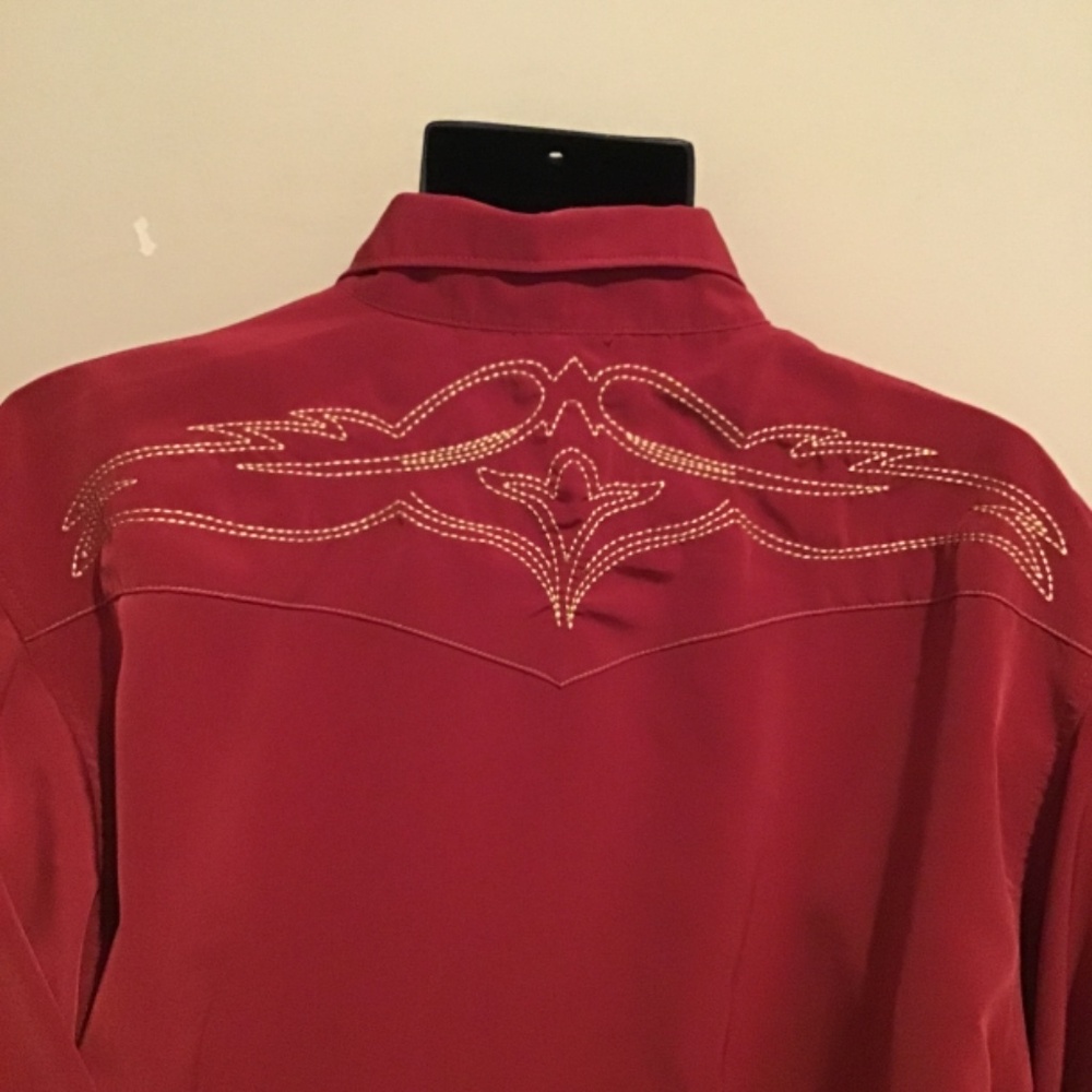 🔥SALE! Vintage  western shirt, material tag missing, size XL, no rips/stains🔥 - Picture 4 of 6